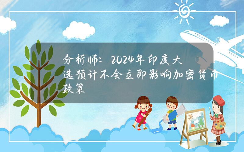 分析师：2024年印度大选预计不会立即影响加密货币政策