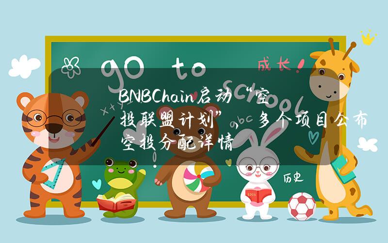 BNBChain启动“空投联盟计划”，多个项目公布空投分配详情