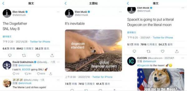 马斯克“带火”狗狗币：市值达870亿美元 买家多为中国用户